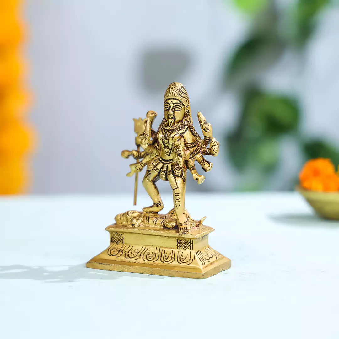 Brass Maa Kali Idol