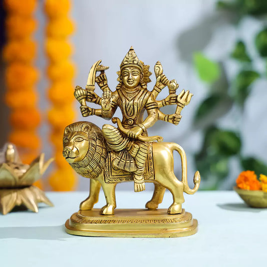 Brass Maa Durga Idol