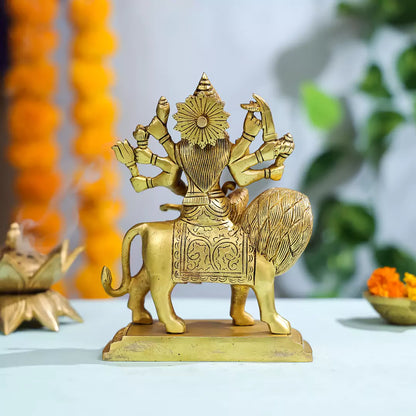 Brass Maa Durga Idol