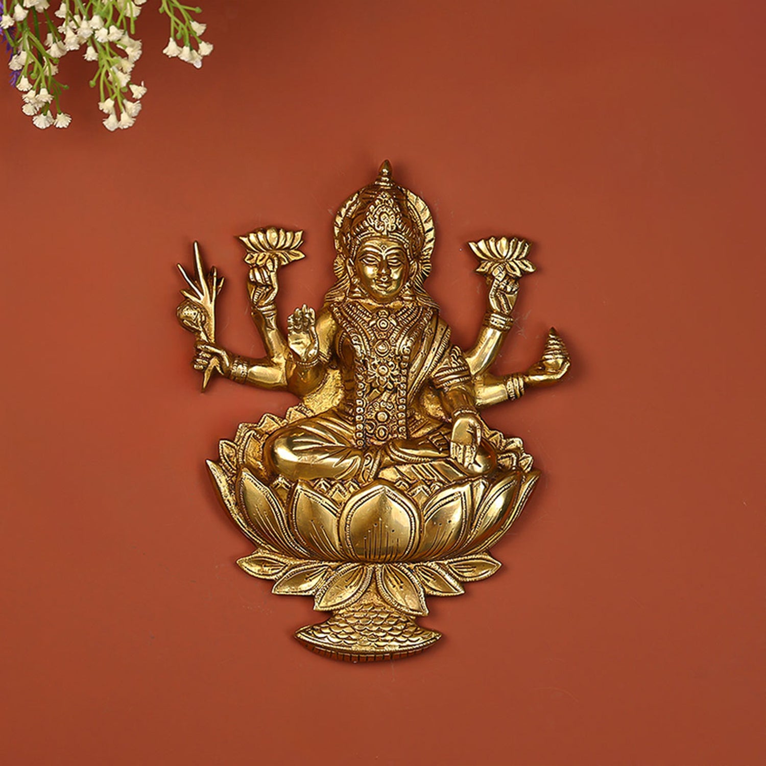 Brass Lakshmi Wall Hanging

