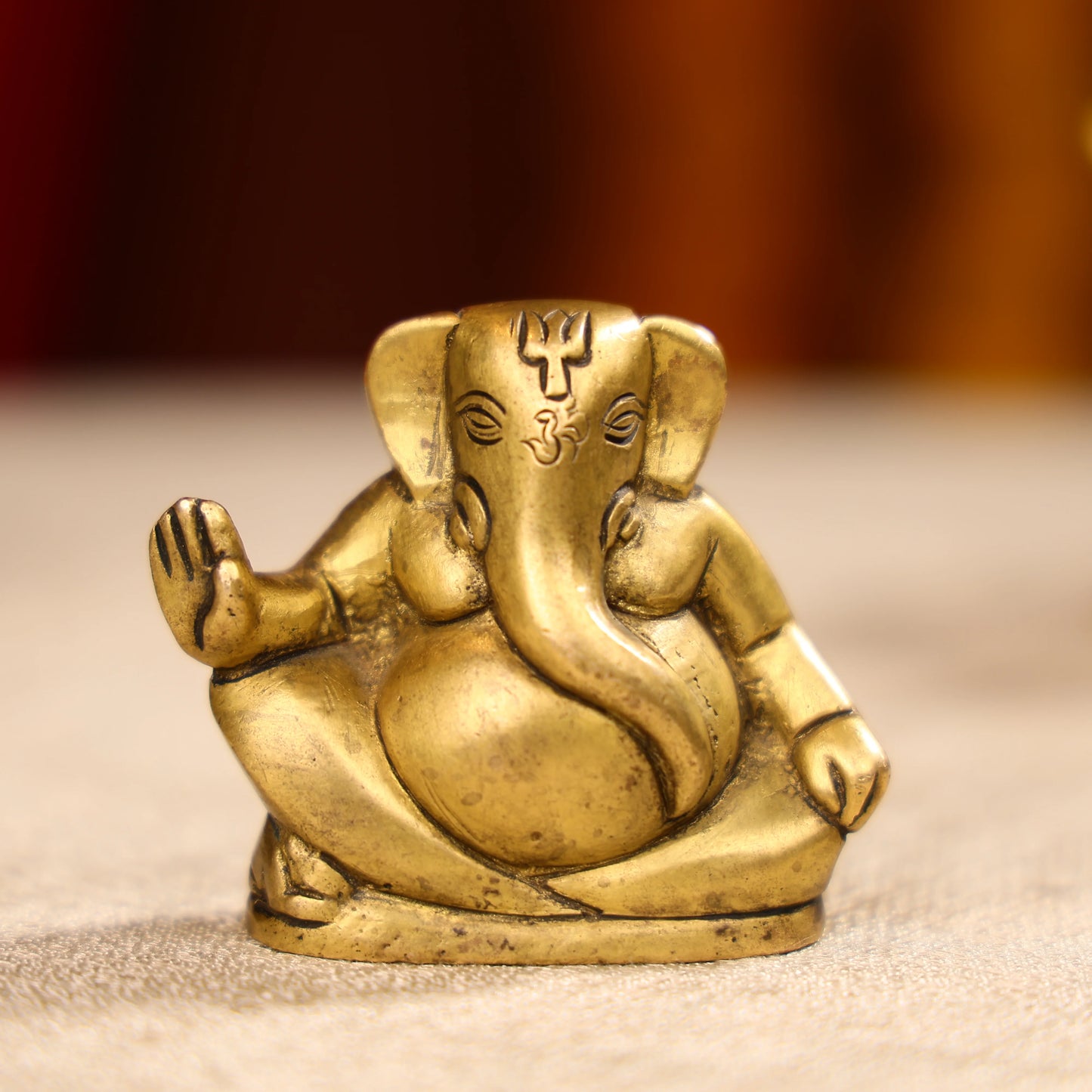 2" Brass Modern Lord Ganesha Idol