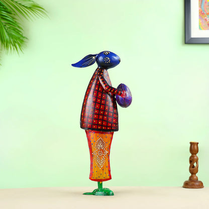 Hand-Painted Rabbit Figurine