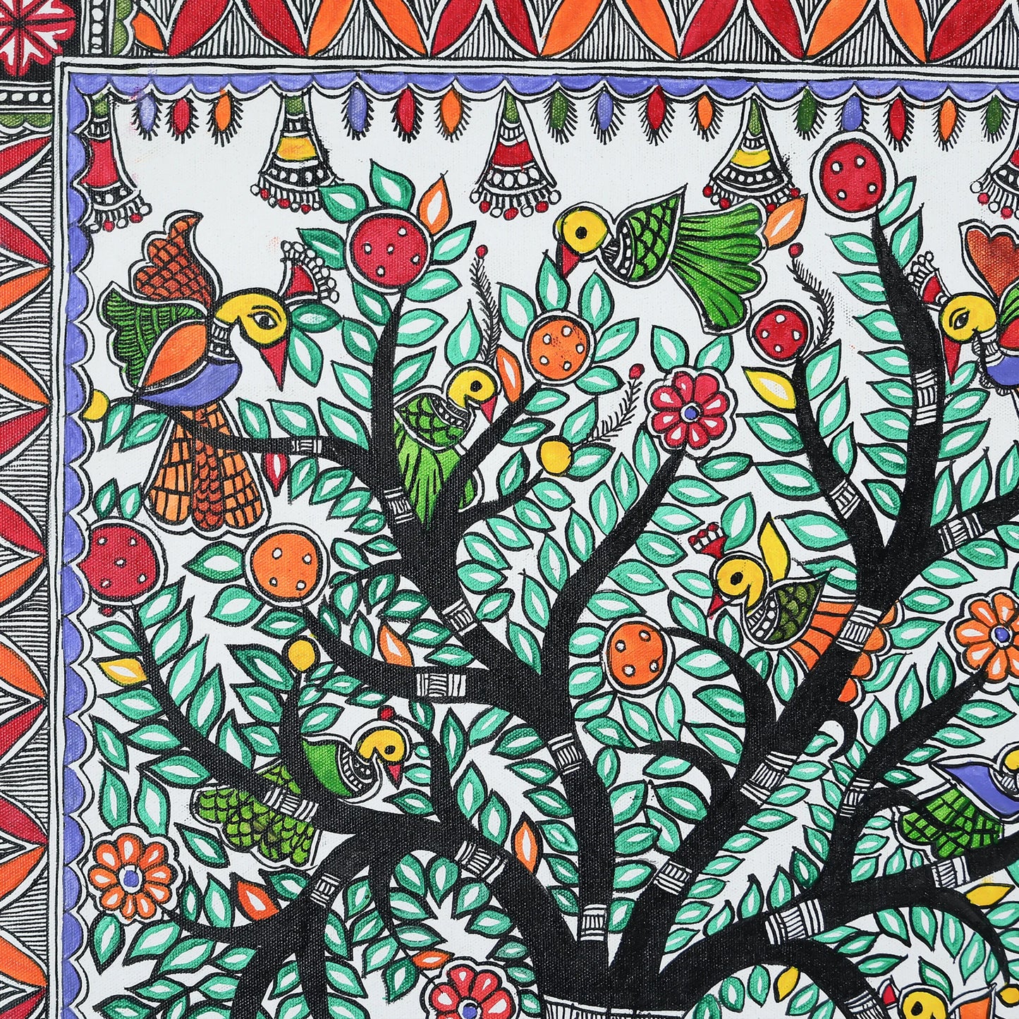 Colourful Tree Of Life With Beautiful Patterns