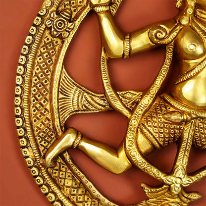 Brass Hanuman Wall Hanging