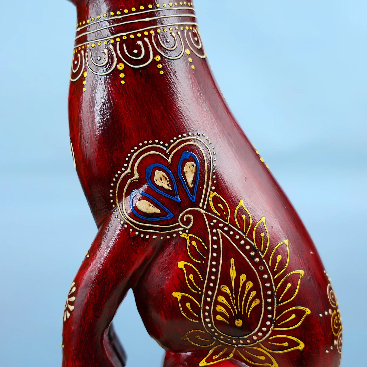 Hand-Painted Wooden Rabbit