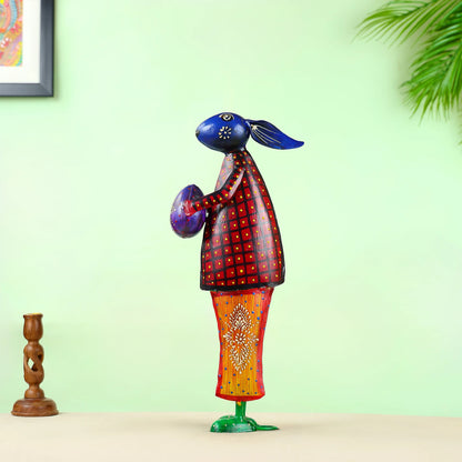 Hand-Painted Rabbit Figurine