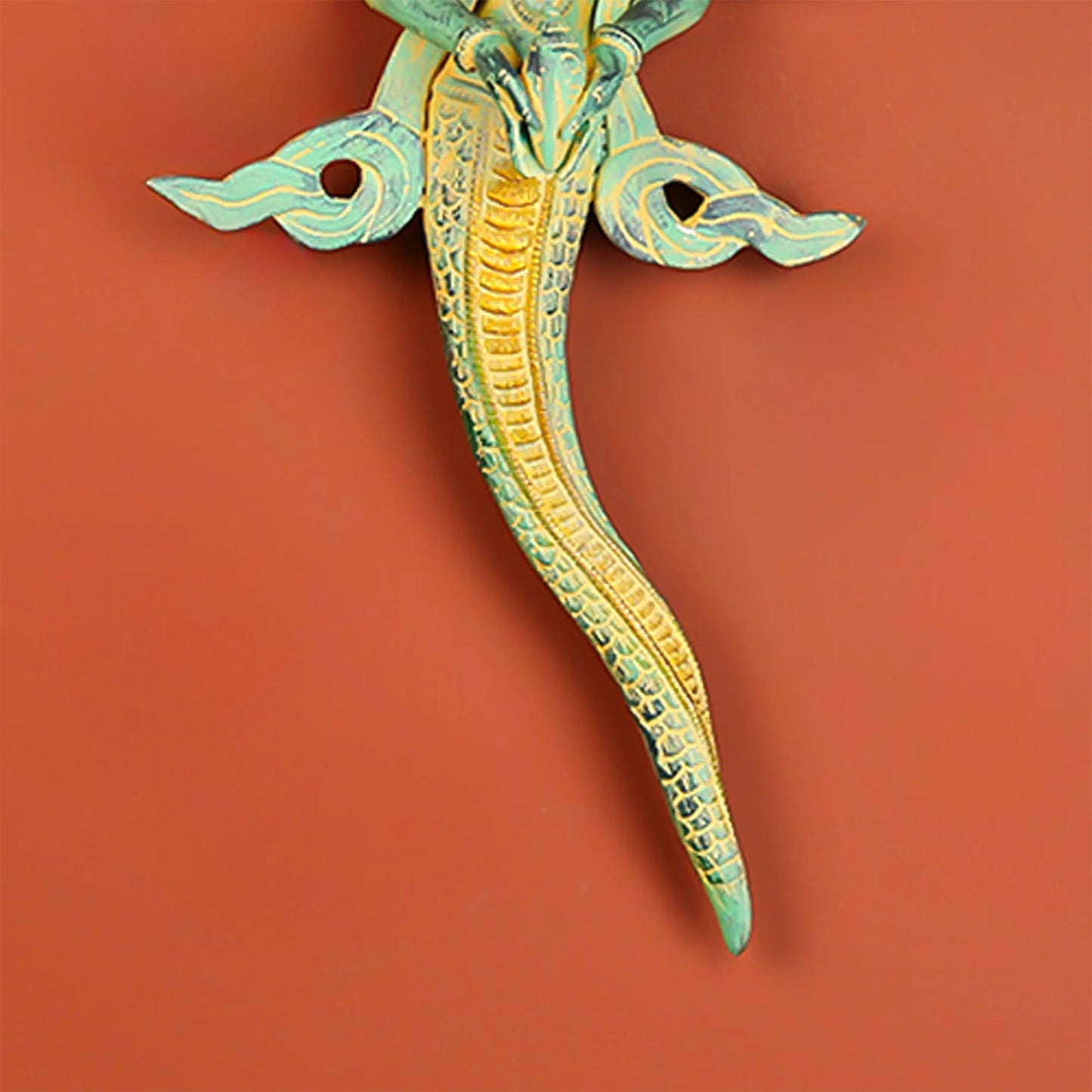 Brass Naga Kanya (Snake Woman) Wall-hanging