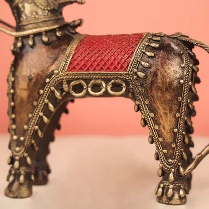 Brass Dhokra Horse