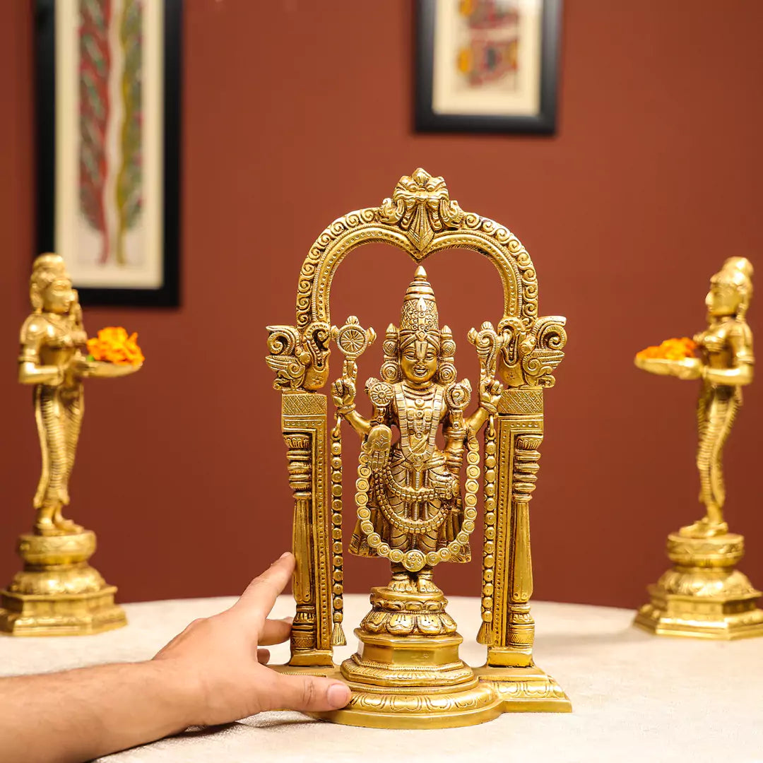 Brass Balaji Idol