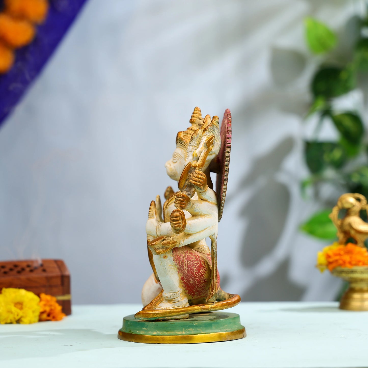 9_Coloured_Brass_Panchmukhi_Hanuman_Idol_2