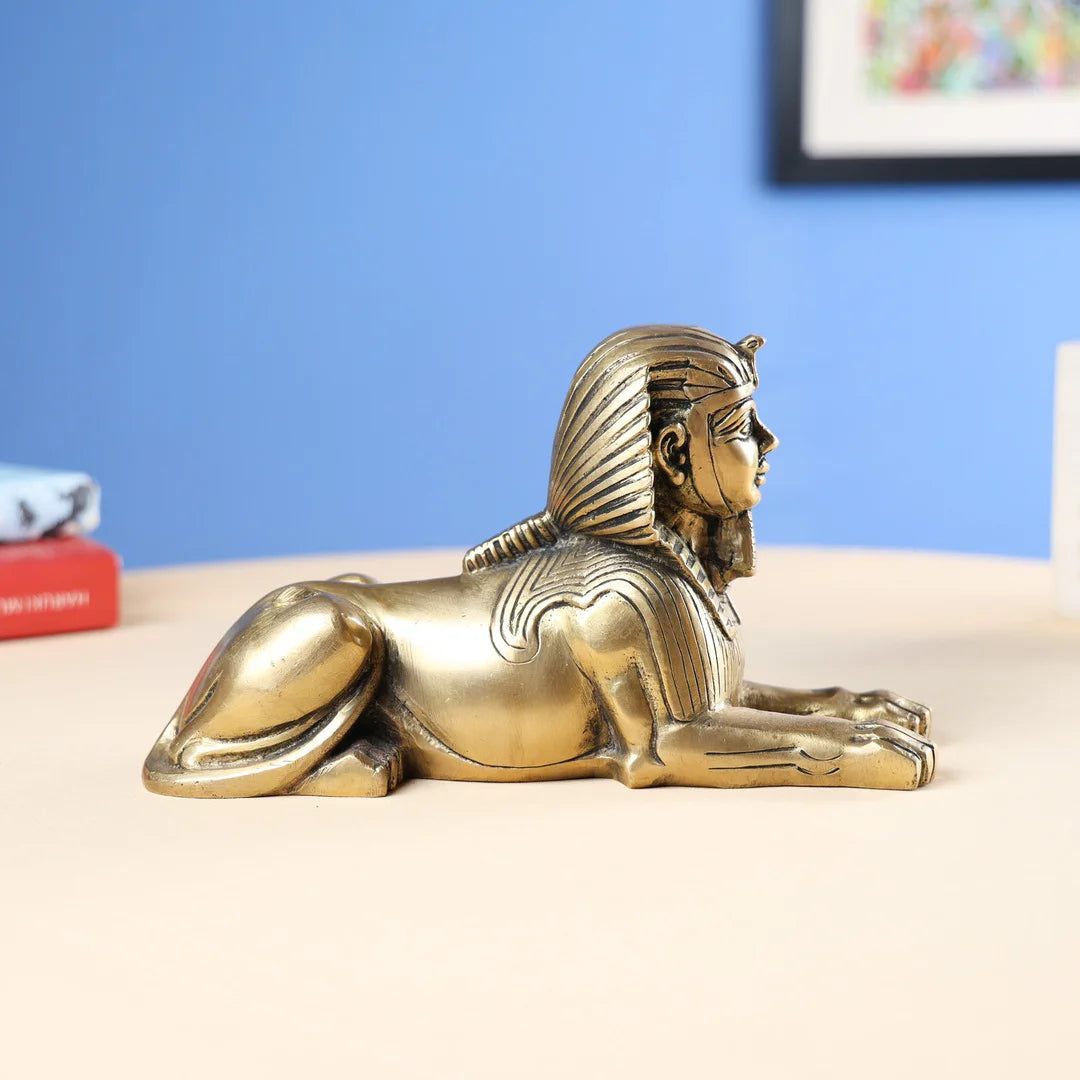 BrassEgyptianLion_4