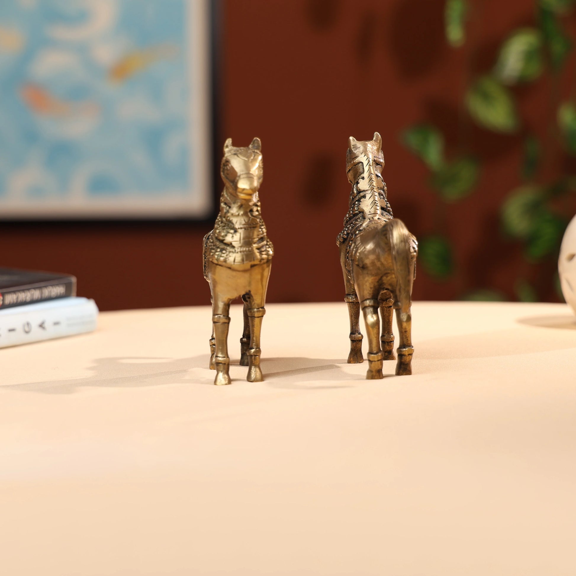 Brass Black Antique Horse 2