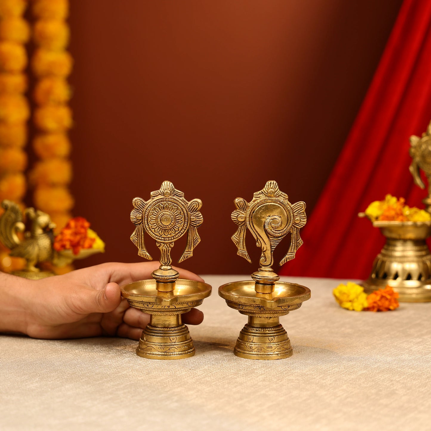 Shanku Chakra Kuber Diya