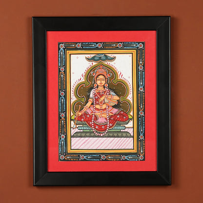 Goddess Lakshmi Handmade Wall Painting