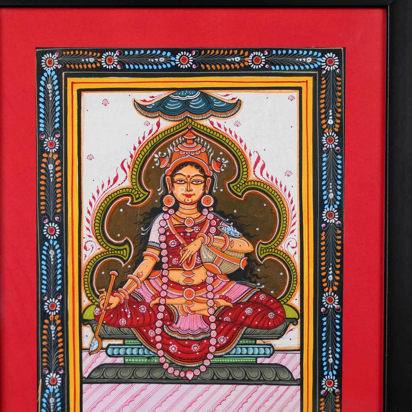 Goddess Lakshmi Handmade Wall Painting