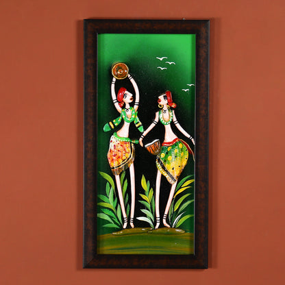 Melodic Movements Handpainted Clay Wall Art
