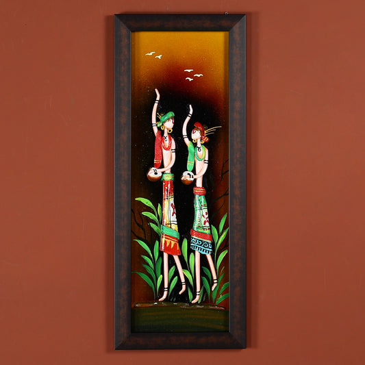 Rhythms Of Colour Handpainted Clay Wall Art
