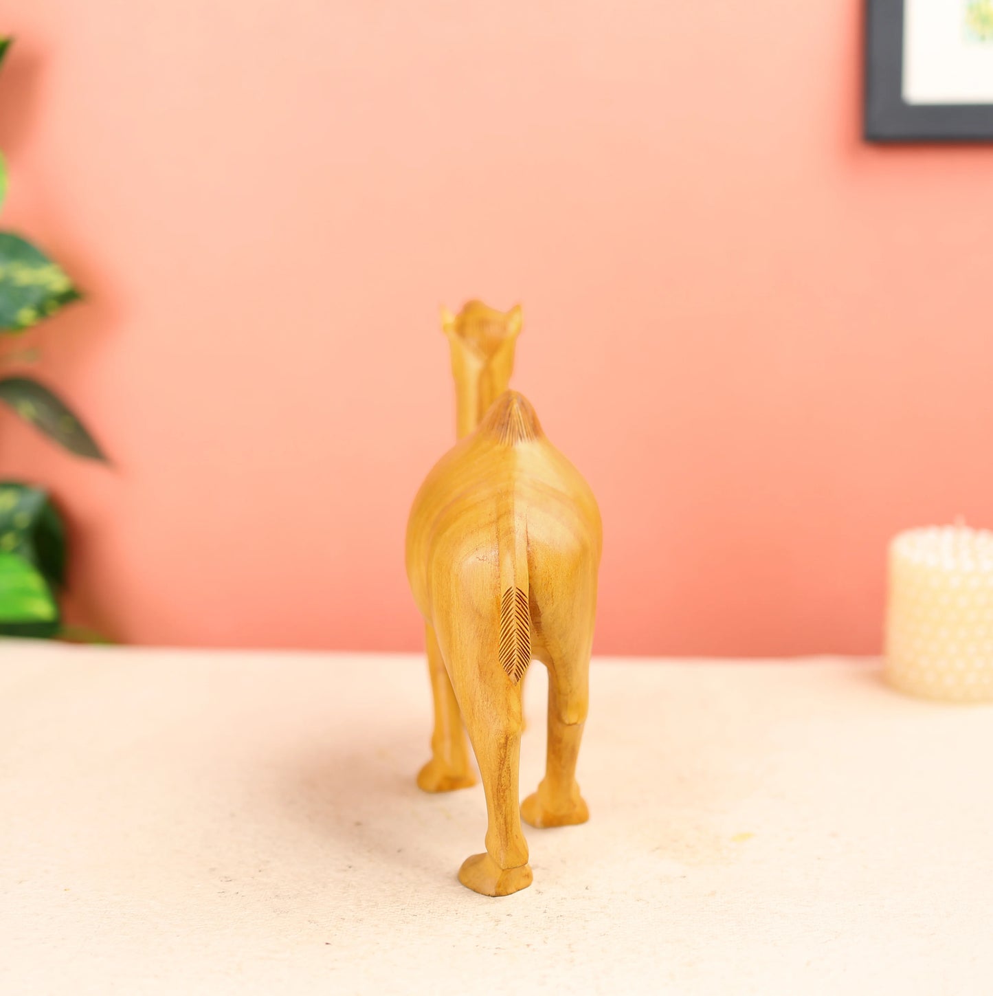 Wooden Camel Table Decor
