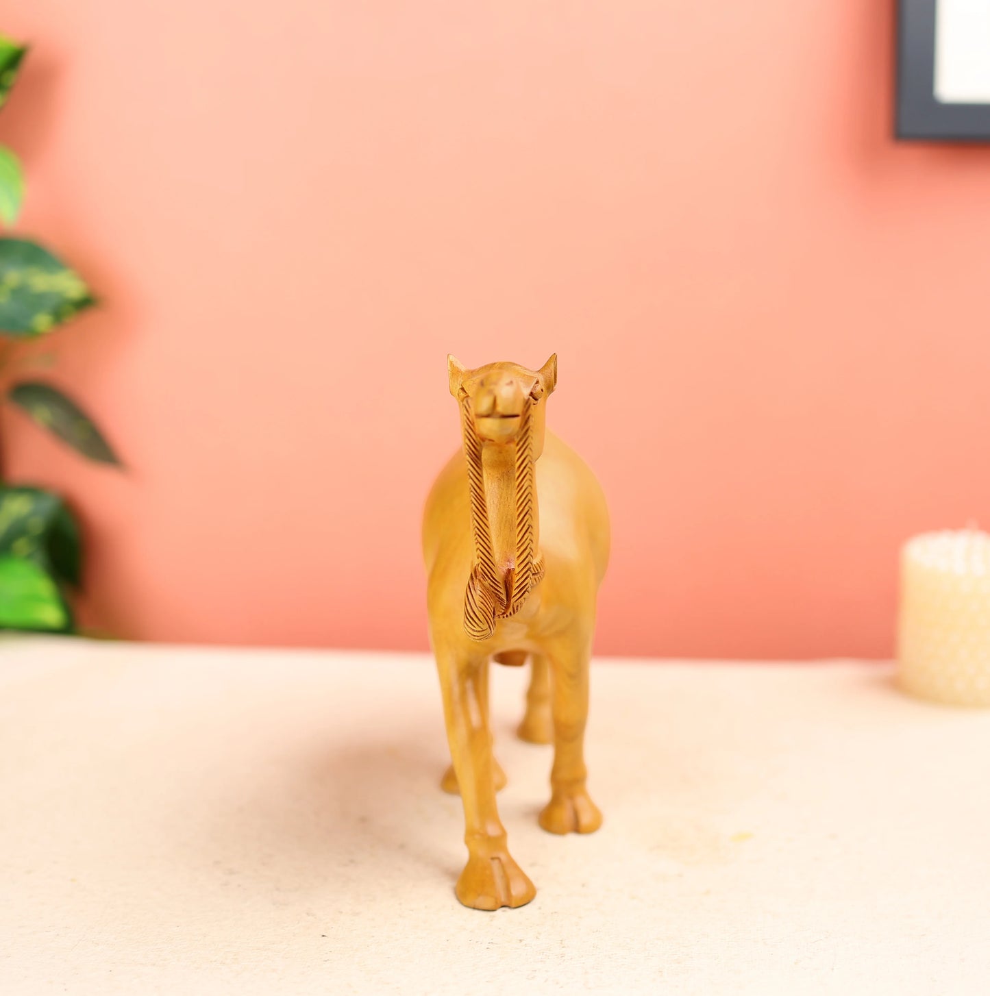 Wooden Camel Table Decor
