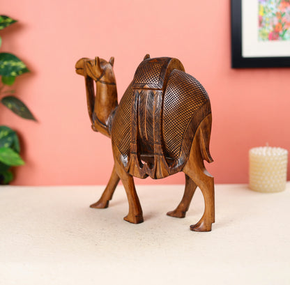 Wooden Camel Table Decor