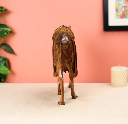 Wooden Camel Table Decor