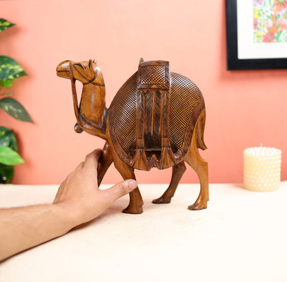 Wooden Camel Table Decor