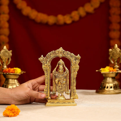 Lord Tirupati Balaji Statue Of Brass