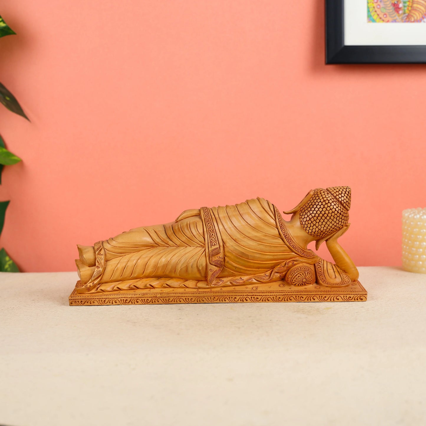 Wooden_Resting_Buddha_Statue_4