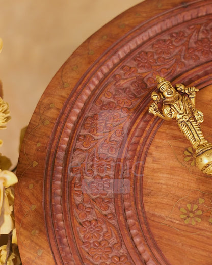 11" Brass Lord Garuda Pooja Hawan Spoon